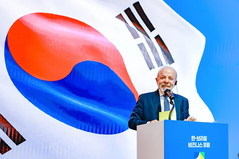 Lula solicita acesso ao mercado sul-coreano para produtos agropecuários brasileiros e condena práticas protecionistas