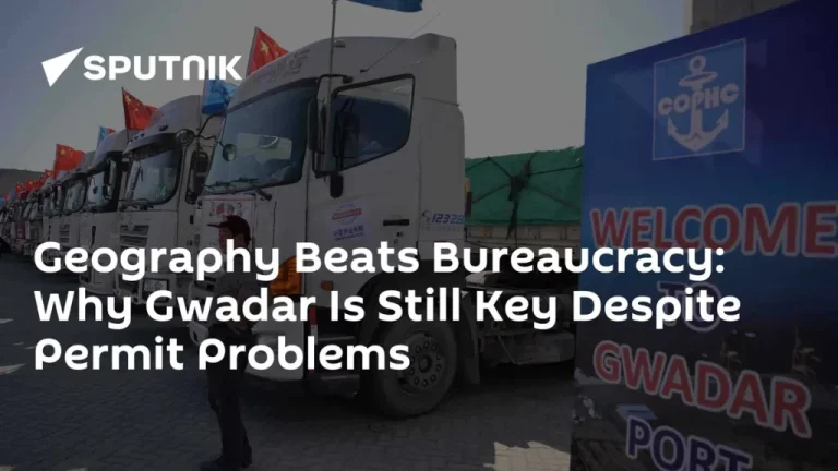 Gigante chinês reavalia decisão e destaca importância de Gwadar no CPEC