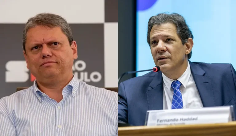 Haddad intensifica estratégia de segurança enquanto Tarcísio se aproxima da vitória no primeiro turno