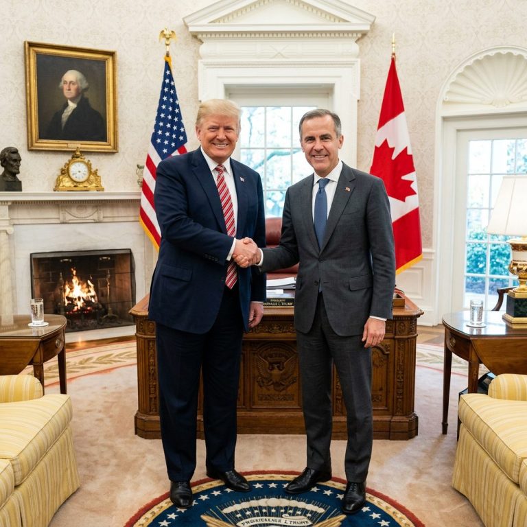 Trump quebra seu próprio pacto e impõe tarifas de 50% ao Canadá, revelando a inocência de Flávio Bolsonaro.