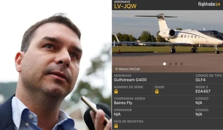 Avião suspeito de ligação com Flávio tem partida agendada para Miami às 17h